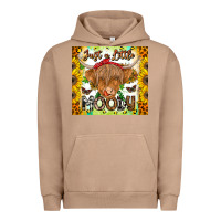 Pigment Burro Just A Little Moody Urban Hoodie - CowhideDigitalArt
