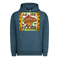 Pigment Midnight Navy Just A Little Moody Urban Hoodie - CowhideDigitalArt
