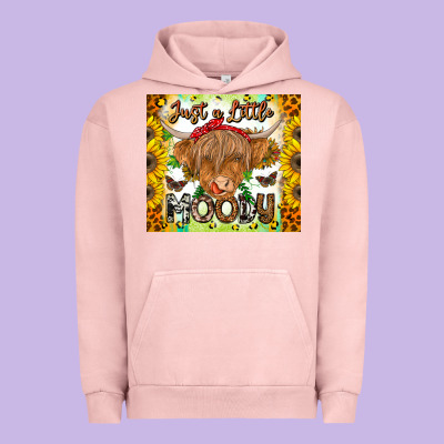 Just A Little Moody Urban Hoodie Designed By Cowhidedigitalart