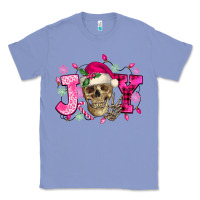 Colony Blue Pink Christmas Joy skeleton Classic Tee - NancyCooperArtShop