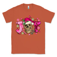 Copper Pink Christmas Joy skeleton Classic Tee - NancyCooperArtShop
