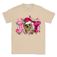 Mushroom Pink Christmas Joy skeleton Classic Tee - NancyCooperArtShop