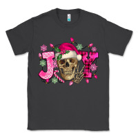 Smoke Pink Christmas Joy skeleton Classic Tee - NancyCooperArtShop