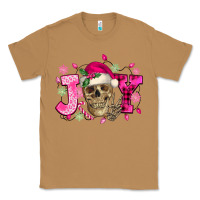 Toasted Coconut Pink Christmas Joy skeleton Classic Tee - NancyCooperArtShop