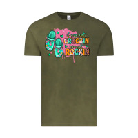 Vintage Olive if you aint crockin you aint rockin Vintage Tee - MaliasSmallBusiness