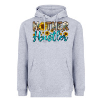 Heather Grey mother hustler Heavyweight Hoodie - OliviaCreatesArt