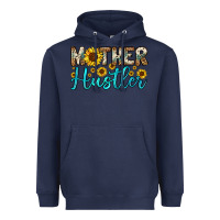 Navy mother hustler Heavyweight Hoodie - OliviaCreatesArt
