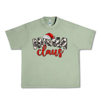 Oil Green Mama Claus Urban Heavy Tee - MaliasSmallBusiness