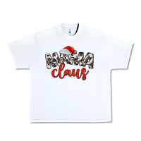 White Mama Claus Urban Heavy Tee - MaliasSmallBusiness