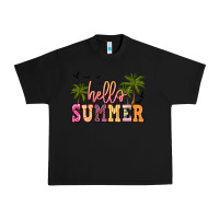 Black hello summer Urban Heavy Tee - JahusDesignShop
