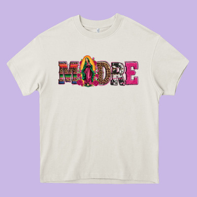 Madre Our Lady Of Guadalupe Heavy Core Tee Designed By Artiststas