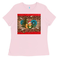 Bubblegum Pink christmas trees gemstone Ladies Tee - AdoDesignShop