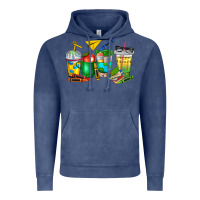 Vintage Denim teacher coffee cups Vintage Hoodie - NancyCooperArtShop