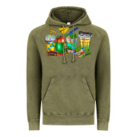 Vintage Olive teacher coffee cups Vintage Hoodie - NancyCooperArtShop