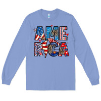 Colony Blue america 4th of july Long Sleeve Tee - Artiststas