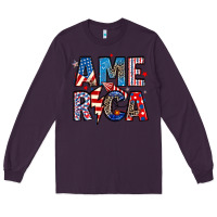 Plum america 4th of july Long Sleeve Tee - Artiststas