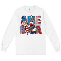 White america 4th of july Long Sleeve Tee - Artiststas