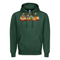 Sports Green wizards coffee cups Zipper Hoodie - TumblerDesignByShophia