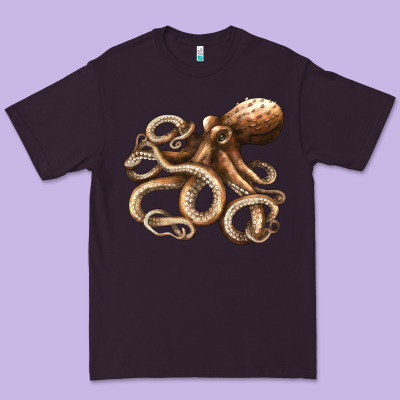 Octopus Premium Tee Designed By Lillyallendesigns