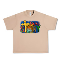 Burro True Story Holy Family Urban Heavy Tee - MaliasSmallBusiness