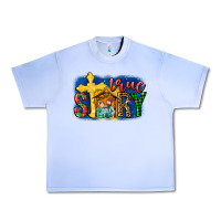 Grape Ice True Story Holy Family Urban Heavy Tee - MaliasSmallBusiness