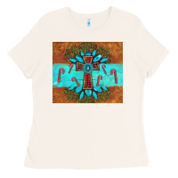 Bone christmas cross gemstone Ladies Tee - AdoDesignShop