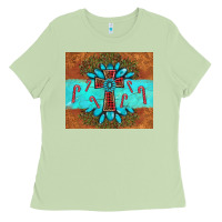 Matcha christmas cross gemstone Ladies Tee - AdoDesignShop