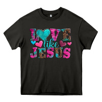 Asphalt love like jesus valentine's day Heavy Core Tee - AdoDesignShop