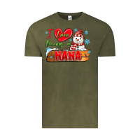 Vintage Olive i love being a nana Vintage Tee - MaliasSmallBusiness
