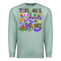 Seafoam this girl needs a drink Premium Sweatshirt - OliviaCreatesArt
