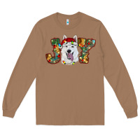 Toasted Coconut white shepherd christmas joy Long Sleeve Tee - RanaPortraitStore