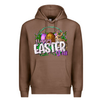 Chestnut happy easHappy Easter y'all Easter Day Premium Hoodie - CowGirlArtShop