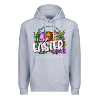 Heather Grey happy easHappy Easter y'all Easter Day Premium Hoodie - CowGirlArtShop