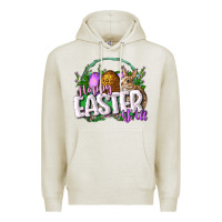 Oatmeal Heather happy easHappy Easter y'all Easter Day Premium Hoodie - CowGirlArtShop