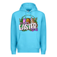 Ocean Blue happy easHappy Easter y'all Easter Day Premium Hoodie - CowGirlArtShop