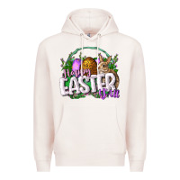 Pale Pink happy easHappy Easter y'all Easter Day Premium Hoodie - CowGirlArtShop