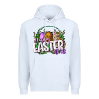 White happy easHappy Easter y'all Easter Day Premium Hoodie - CowGirlArtShop