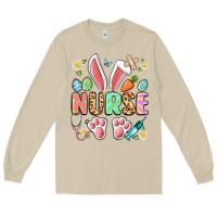Mushroom easter nurse bunny Long Sleeve Tee - Artiststas