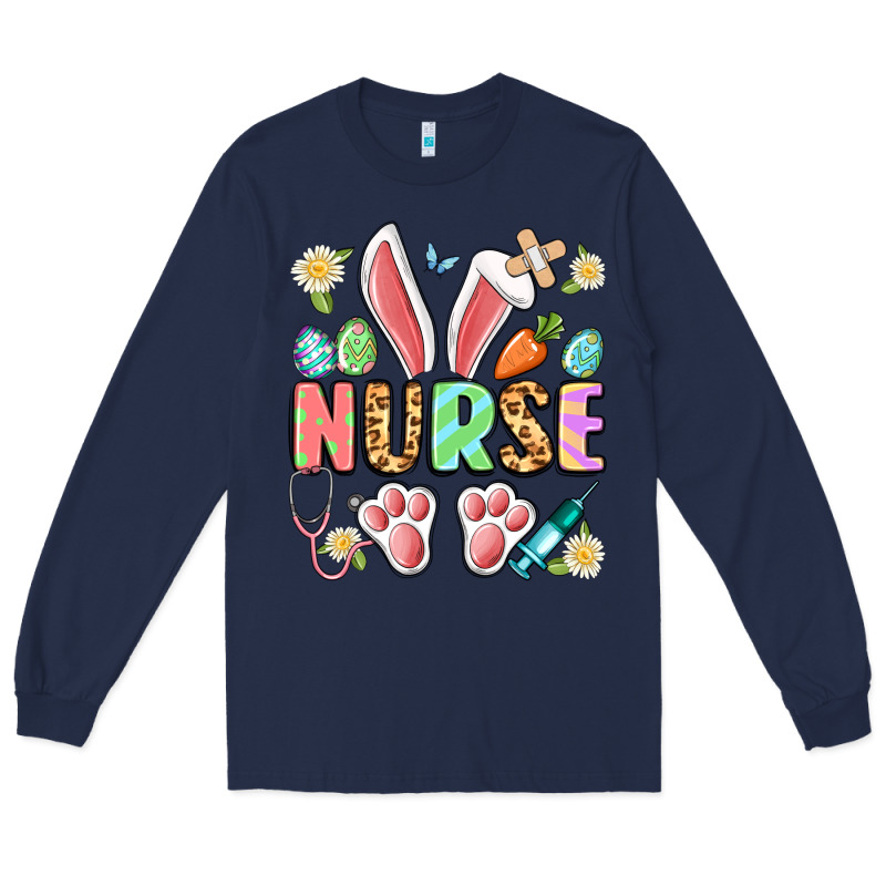 Easter Nurse Bunny Long Sleeve Tee by Artiststas | Teevron