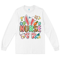 White easter nurse bunny Long Sleeve Tee - Artiststas