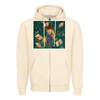 Sandshell wizard boy with mouse Zipper Hoodie - TumblerDesignByShophia