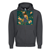 Smoke wizard boy with mouse Zipper Hoodie - TumblerDesignByShophia