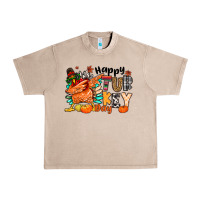 French Oak happy turkey day Urban Heavy Tee - MaliasSmallBusiness