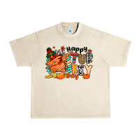 Sandshell happy turkey day Urban Heavy Tee - MaliasSmallBusiness
