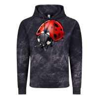 Cloud Black ladybug Vintage Hoodie - Jasminsmagicworld