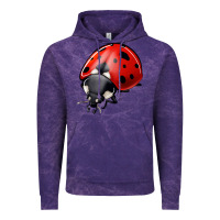 Cloud Purple ladybug Vintage Hoodie - Jasminsmagicworld