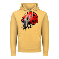 Vintage Mustard ladybug Vintage Hoodie - Jasminsmagicworld