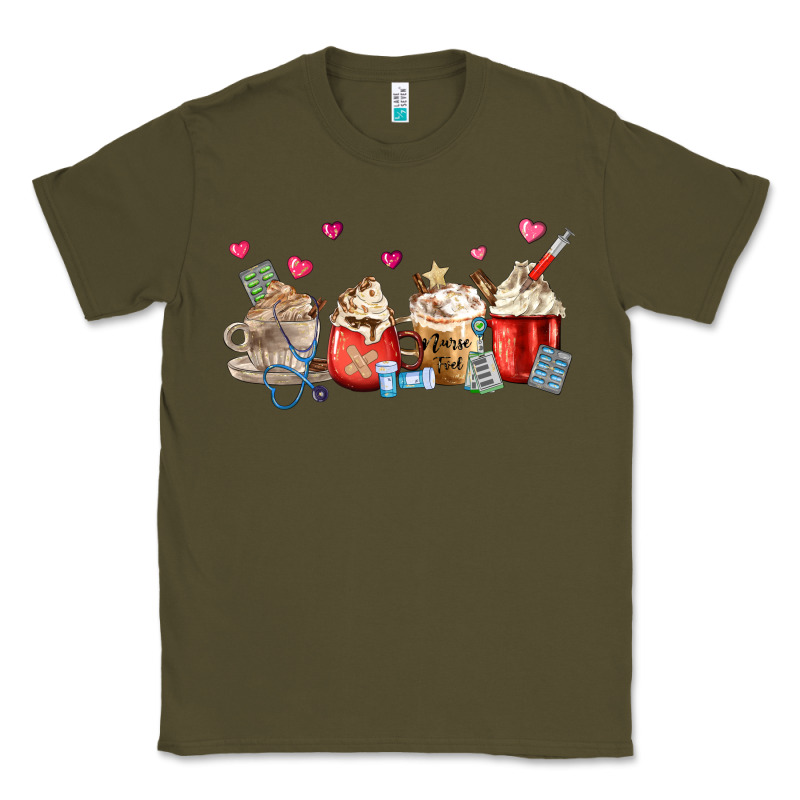 Nurse Coffee Cups Classic Tee by MaliasSmallBusiness | Teevron