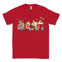 Red Nurse Coffee Cups Classic Tee - MaliasSmallBusiness