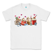 White Nurse Coffee Cups Classic Tee - MaliasSmallBusiness